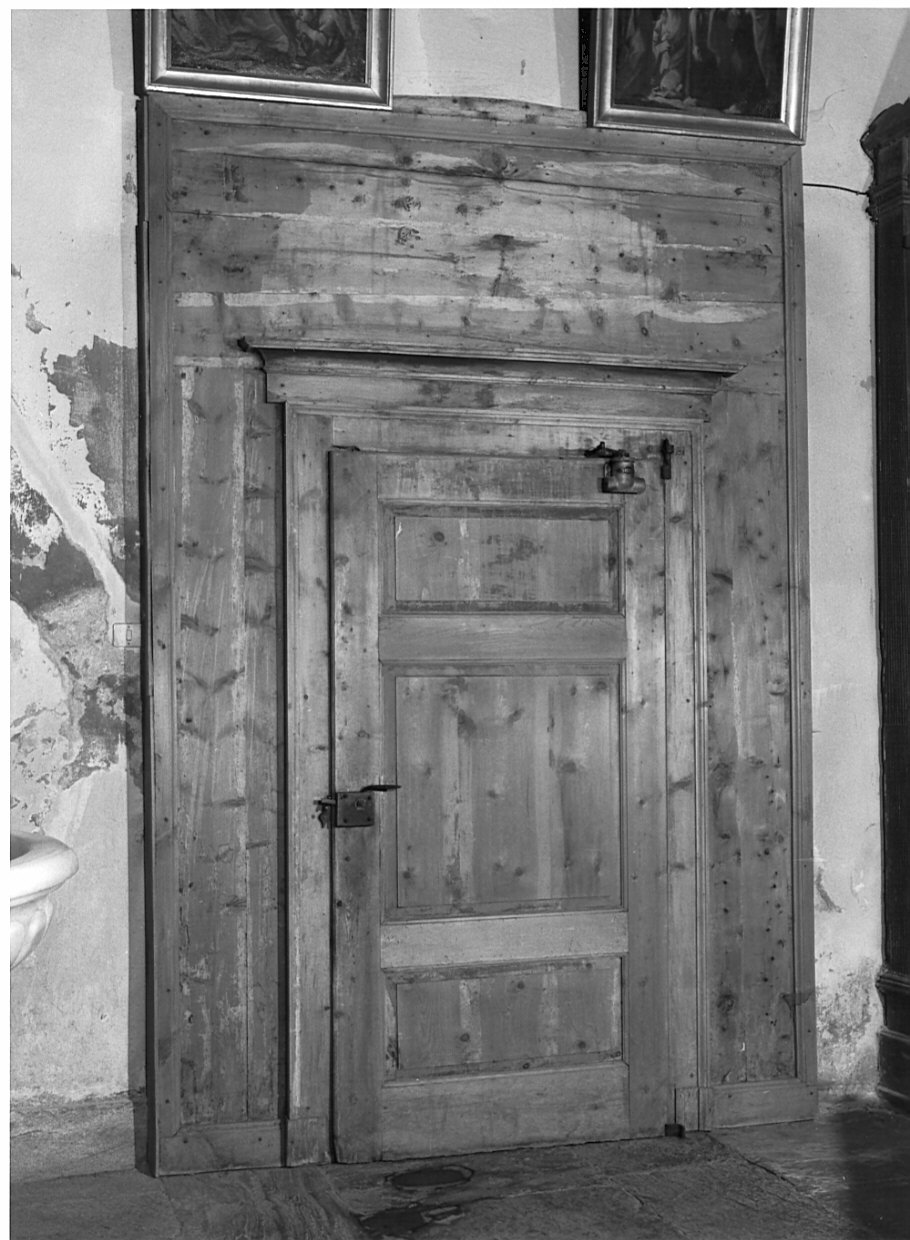 bussola d'ingresso - bottega lombarda (prima metà sec. XIX)