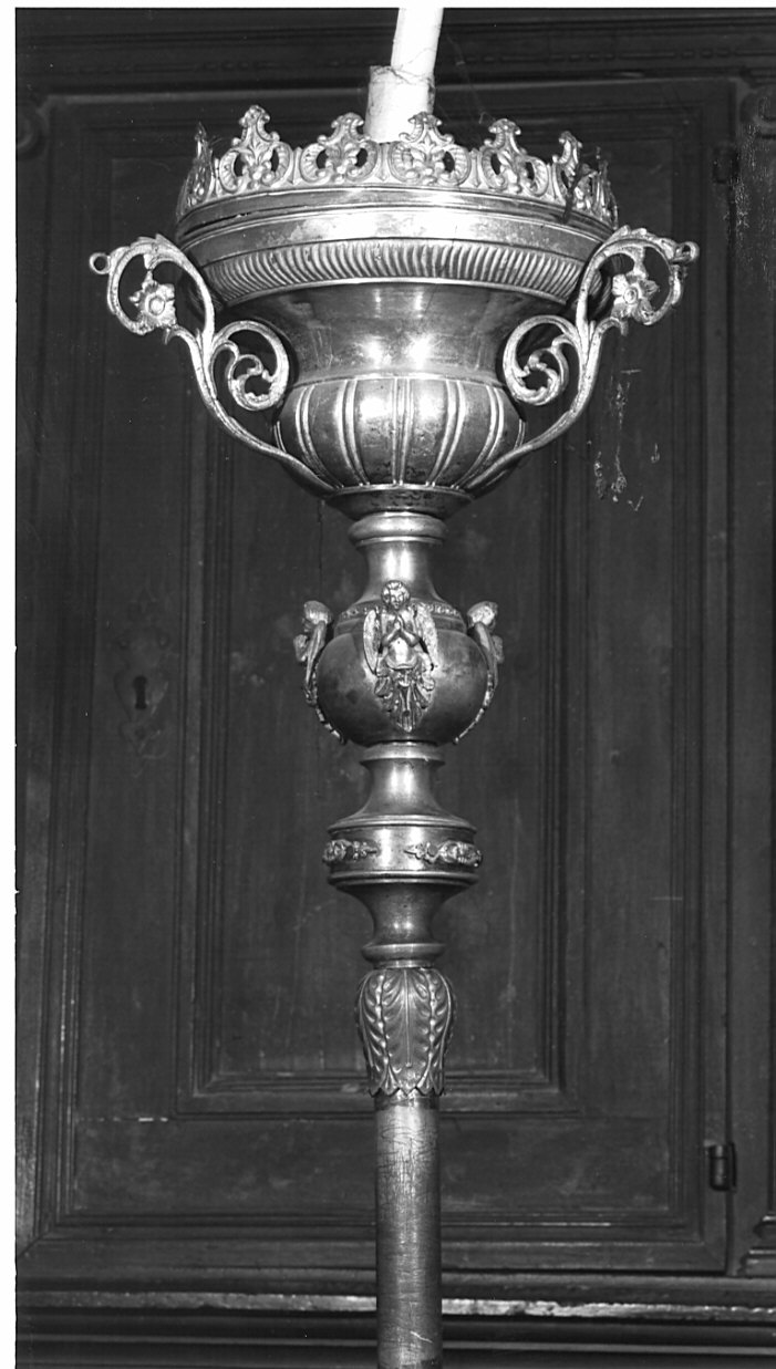 candelabro portatile - bottega lombarda (prima metà sec. XIX)