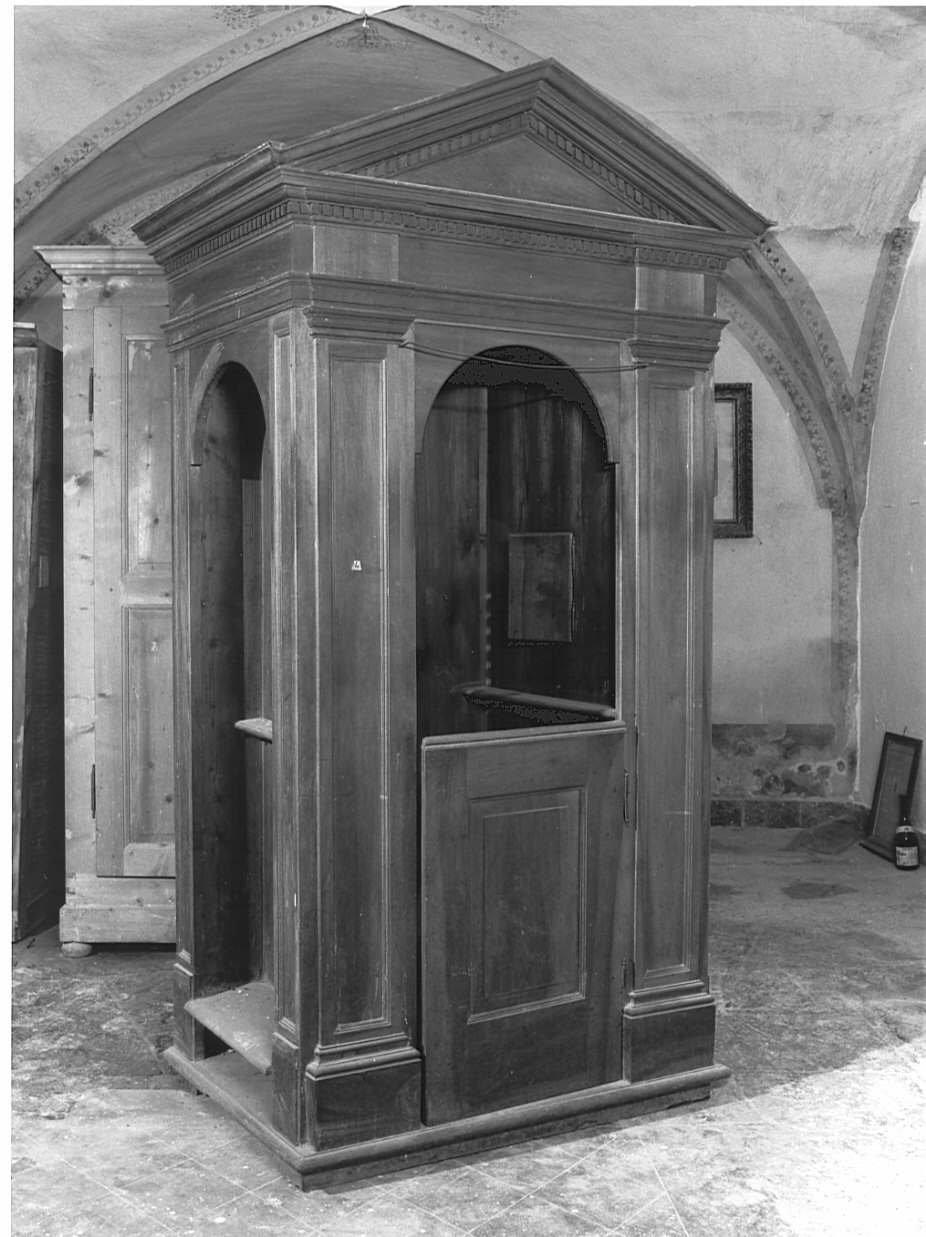 confessionale - bottega lombarda (prima metà sec. XIX)