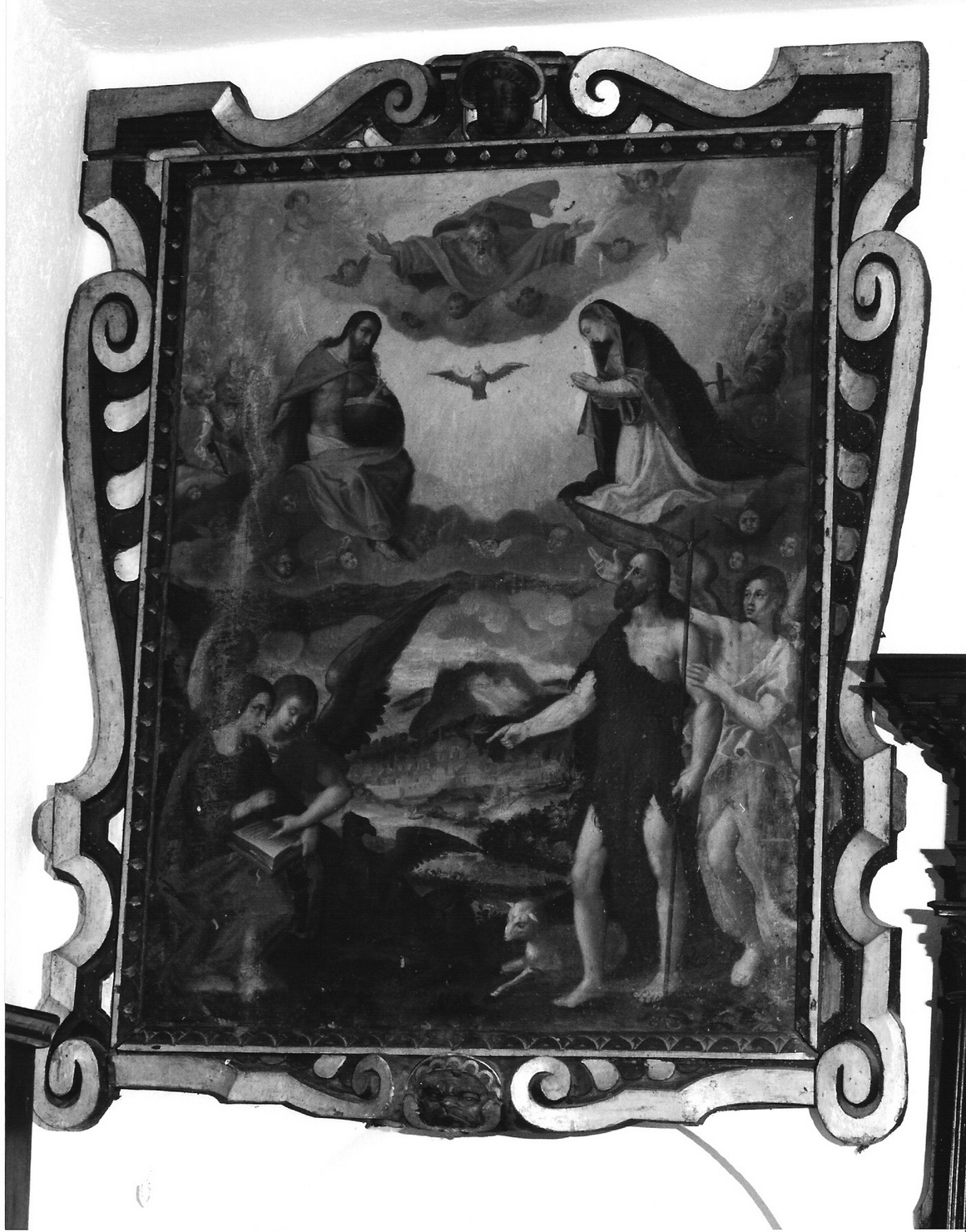 cornice di dipinto, opera isolata - ambito valtellinese (sec. XVII)