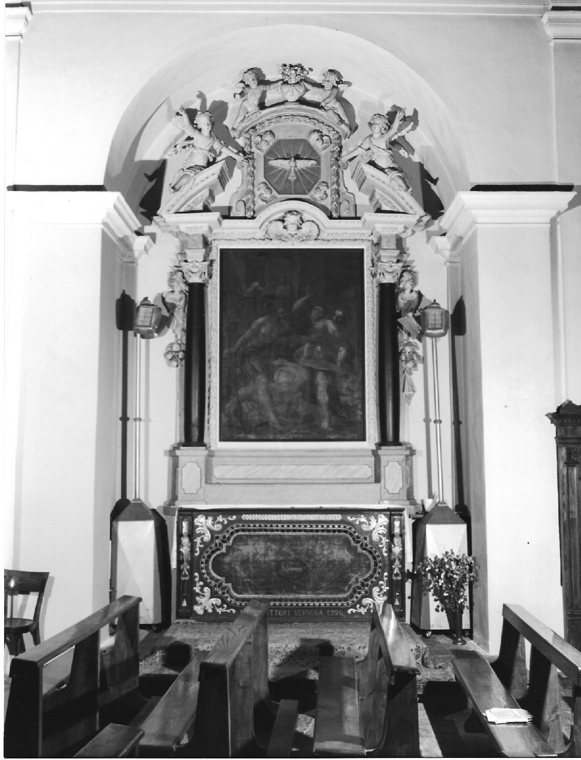 altare, complesso decorativo - ambito valtellinese (sec. XIX, sec. XX)