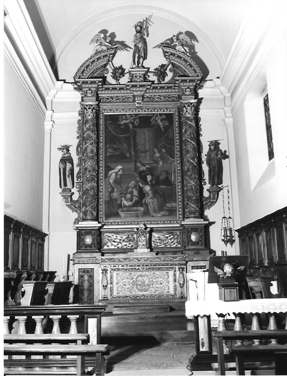 altare, complesso decorativo - ambito valtellinese (seconda metà, prima metà sec. XVII, sec. XIX)