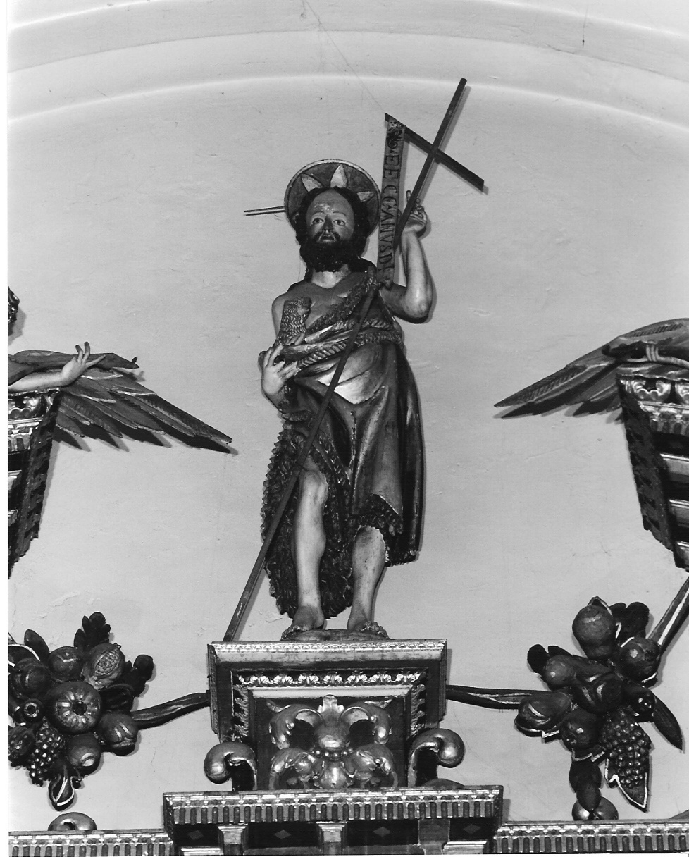 San Giovanni Battista (statua, elemento d'insieme) - ambito valtellinese (seconda metà sec. XVII)