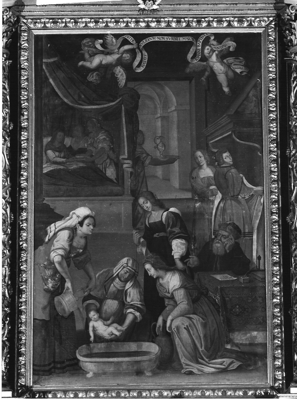 nascita di San Giovanni Battista (dipinto, opera isolata) - ambito lombardo (seconda metà sec. XVII)