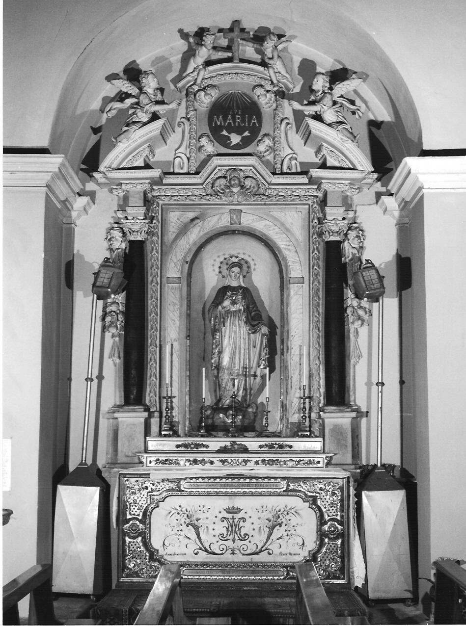 altare, complesso decorativo - ambito valtellinese (sec. XIX)