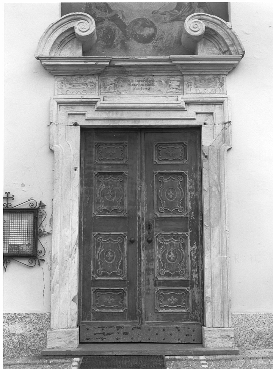 portale maggiore - ambito valtellinese (inizio sec. XVIII)