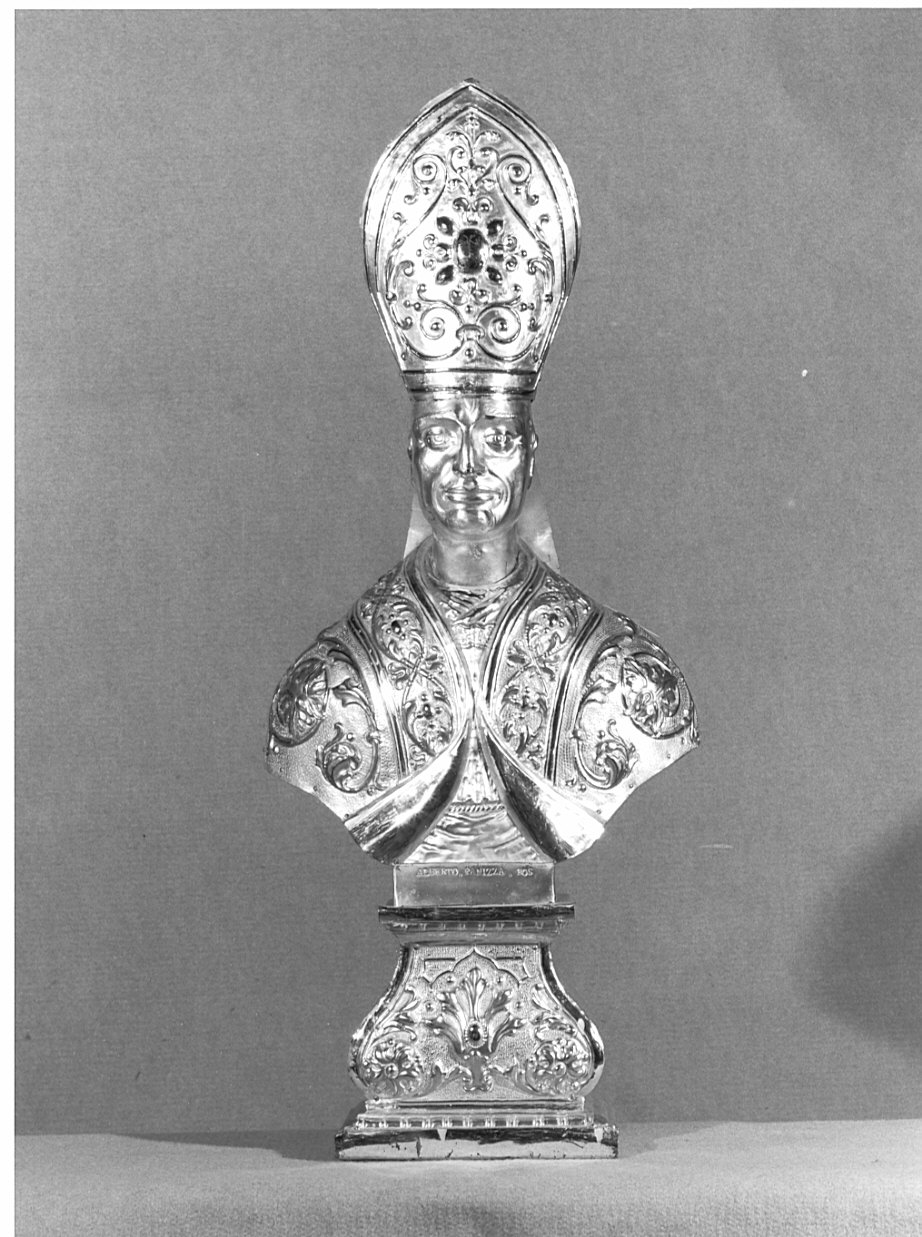 reliquiario - a busto, serie - ambito lombardo (inizio sec. XIX)