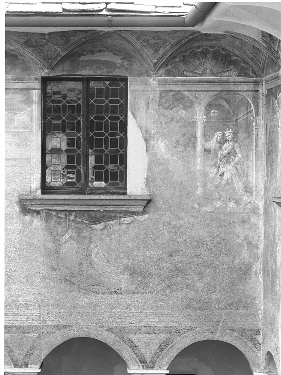 Episodio dell'Eneide (dipinto, elemento d'insieme) di De Barberis Vincenzo (e aiuti) (sec. XVI)