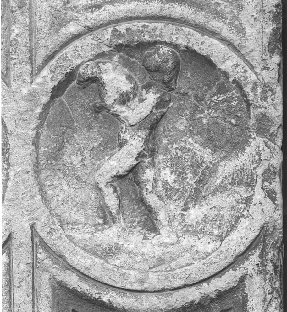 Abele (rilievo, elemento d'insieme) di Rodari Bernardino (maniera) (sec. XVI)