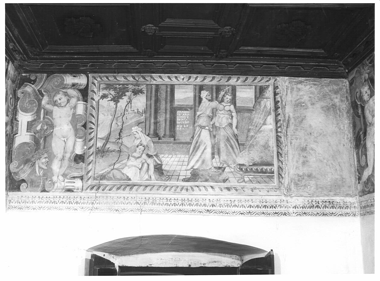 Scene dalle Metamorfosi (dipinto, ciclo) di Aragoni Aragonio (sec. XVI)