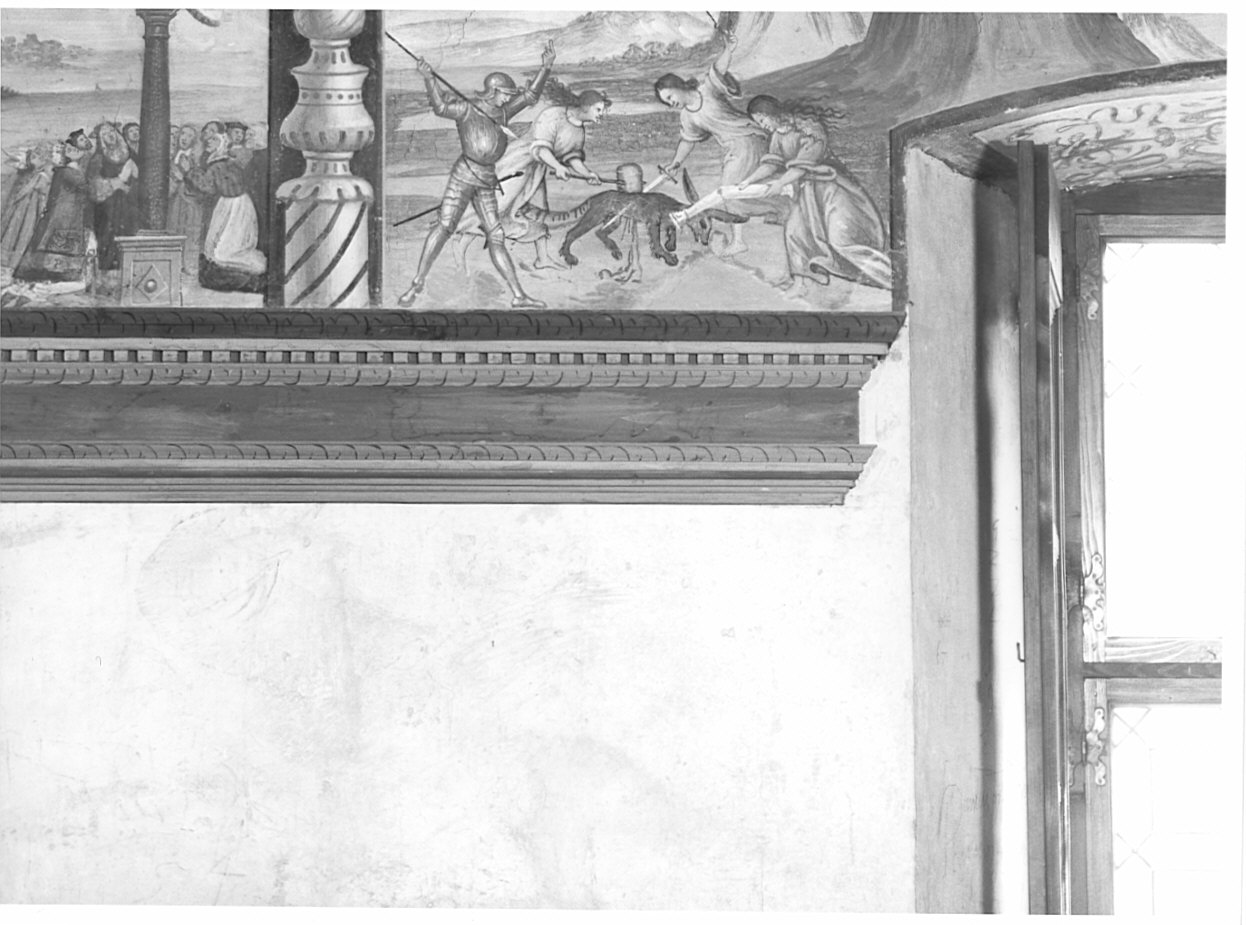 cornice architettonica, elemento d'insieme - ambito valtellinese (sec. XX)