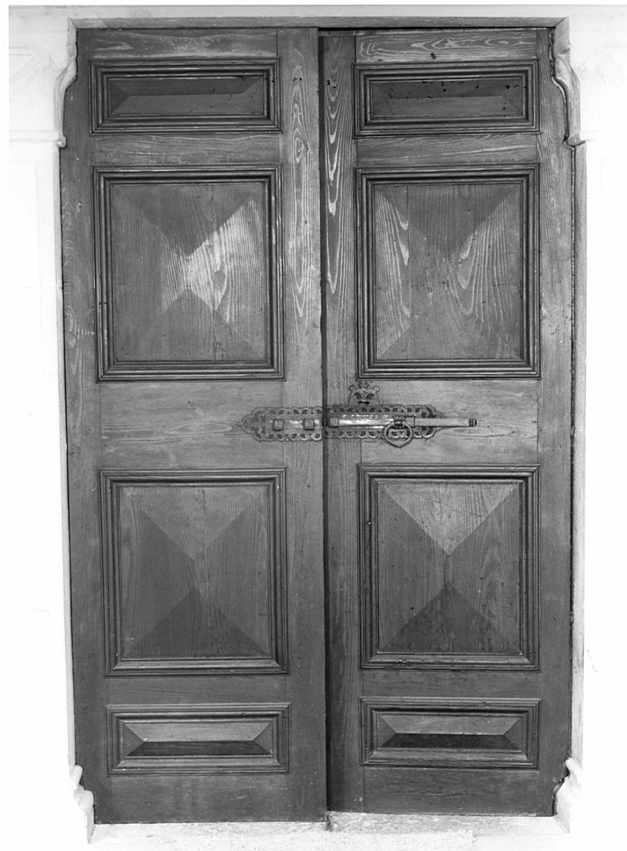 porta - a due battenti, opera isolata - bottega lombarda (sec. XX)