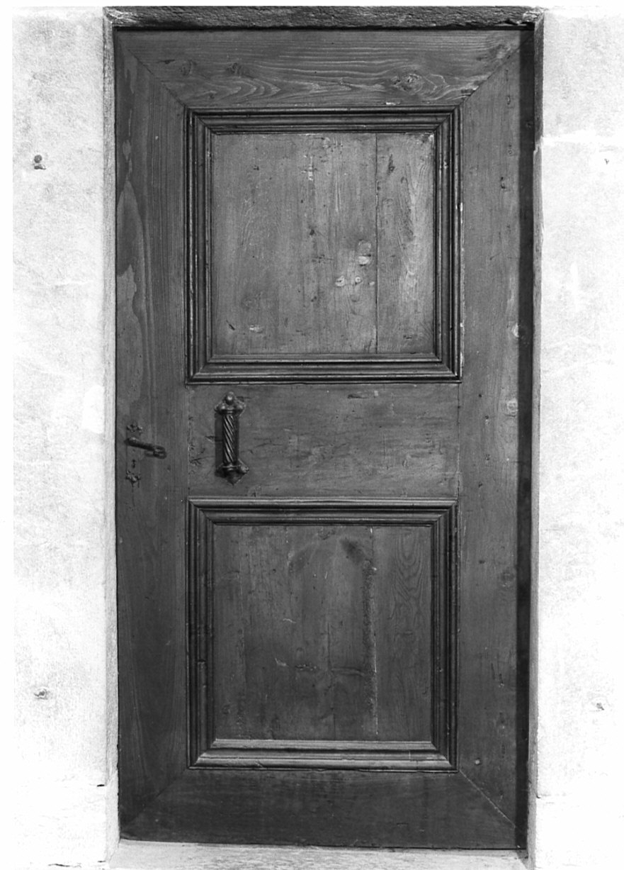 porta - ad un battente, opera isolata - bottega lombarda (sec. XX)