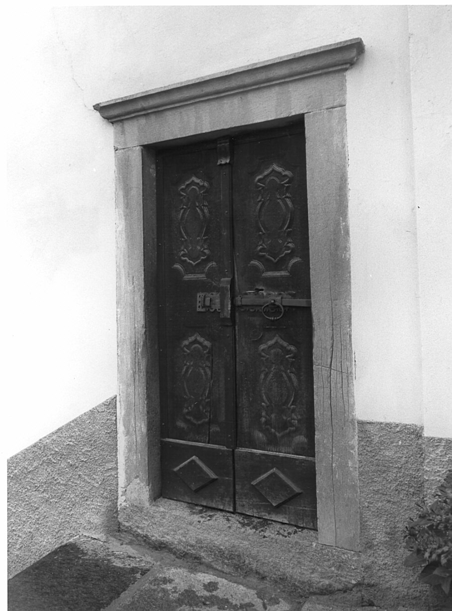 porta - a due battenti - ambito valtellinese (sec. XIX)