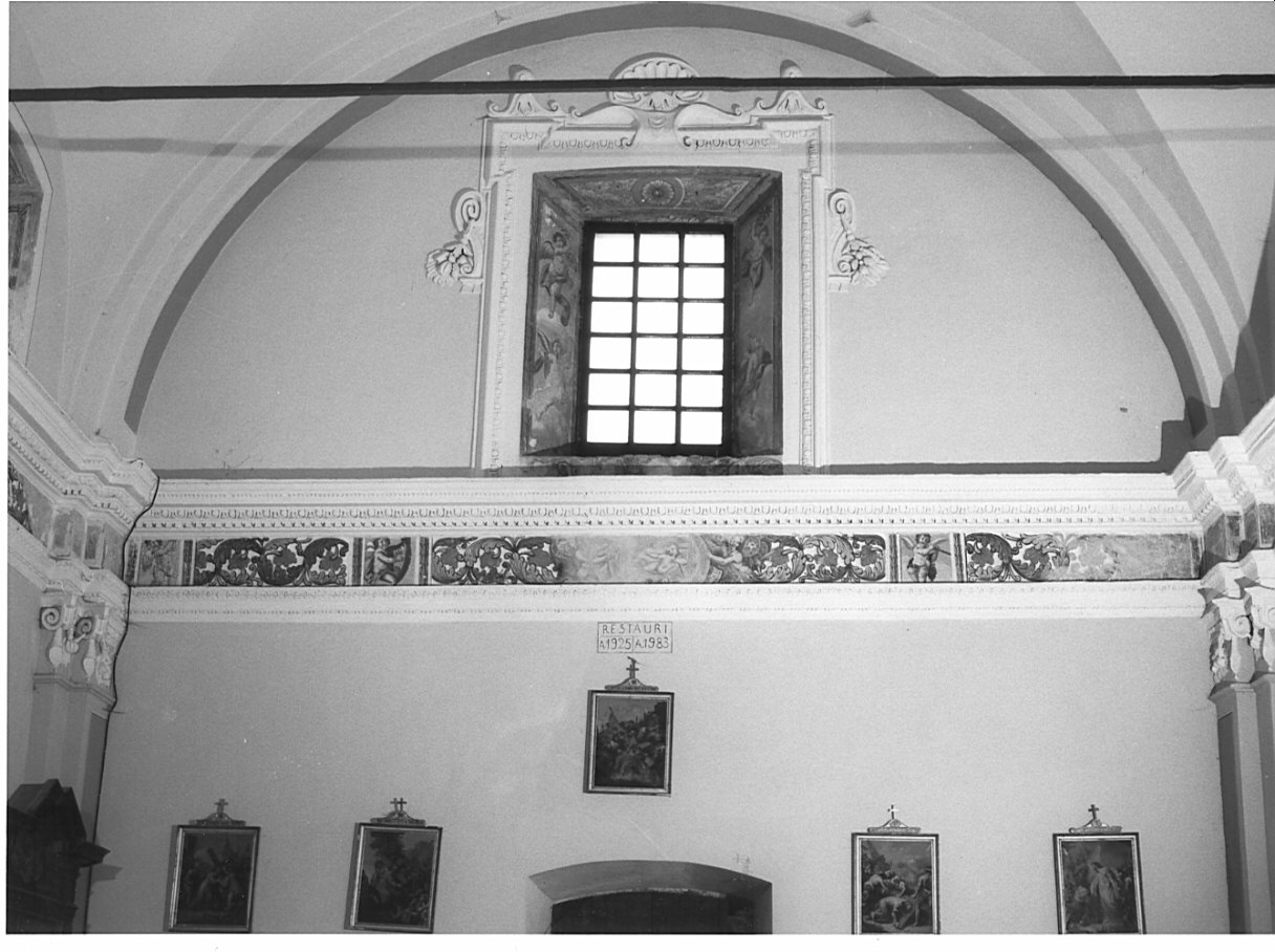 motivi decorativi vegetali e geometrici (decorazione plastica, complesso decorativo) - ambito lombardo (fine/inizio secc. XVIII/ XIX)