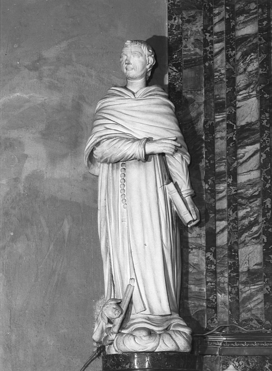 San Domenico (statua, elemento d'insieme) - bottega lombarda (prima metà sec. XVIII)
