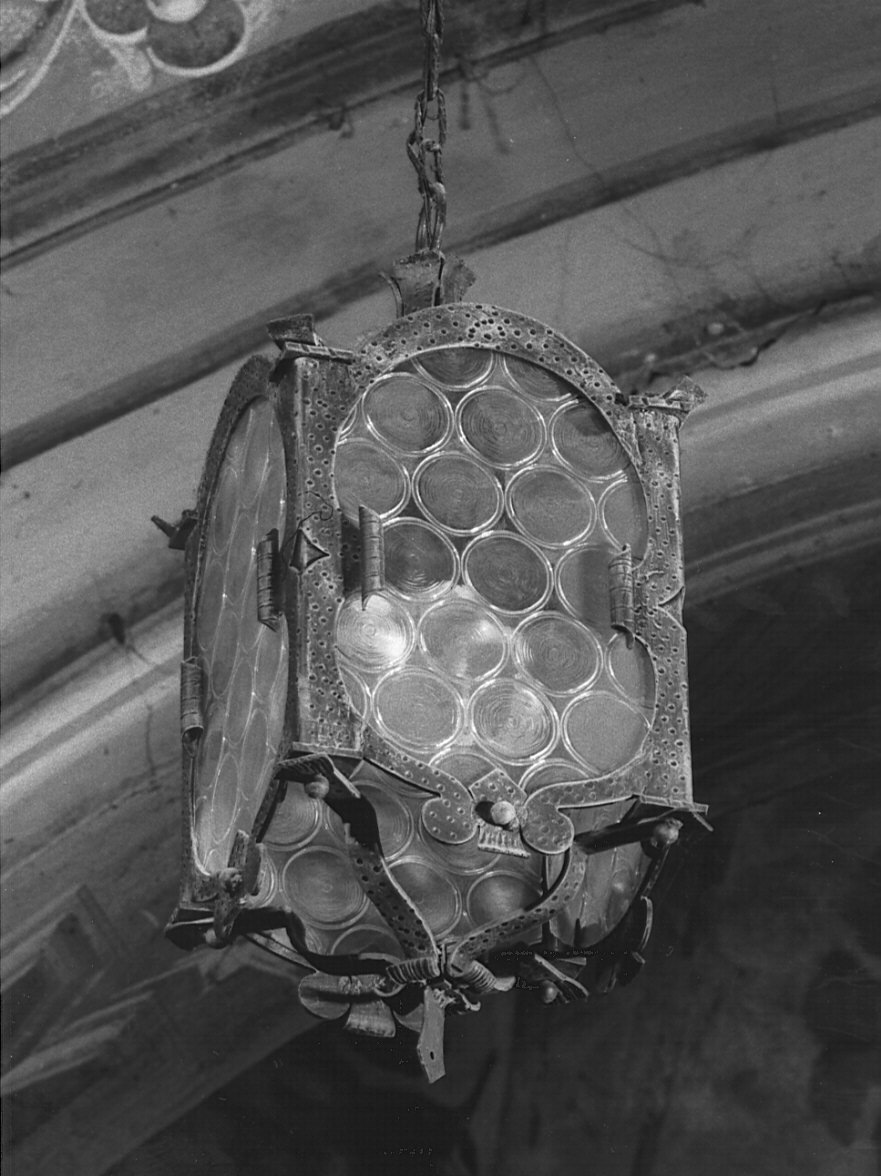 lampada pensile, opera isolata - bottega lombarda (inizio sec. XX)