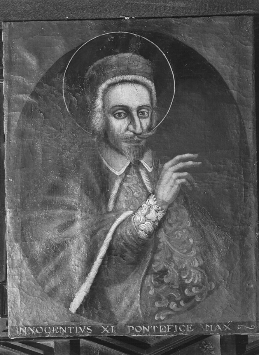ritratto di papa Innocenzo XI (dipinto, opera isolata) - ambito lombardo (ultimo quarto sec. XVII)