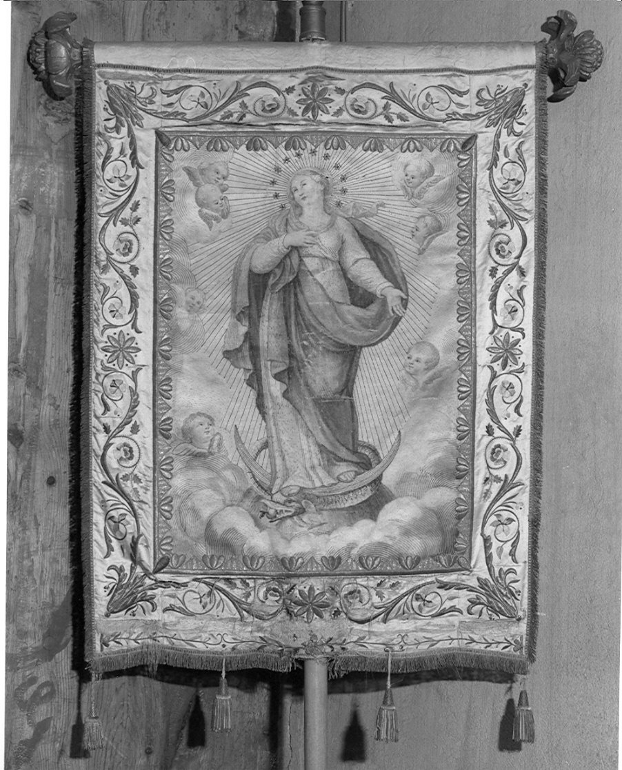 Stendardo processionale - Manifattura lombarda (Prima metà Sec. XVIII)