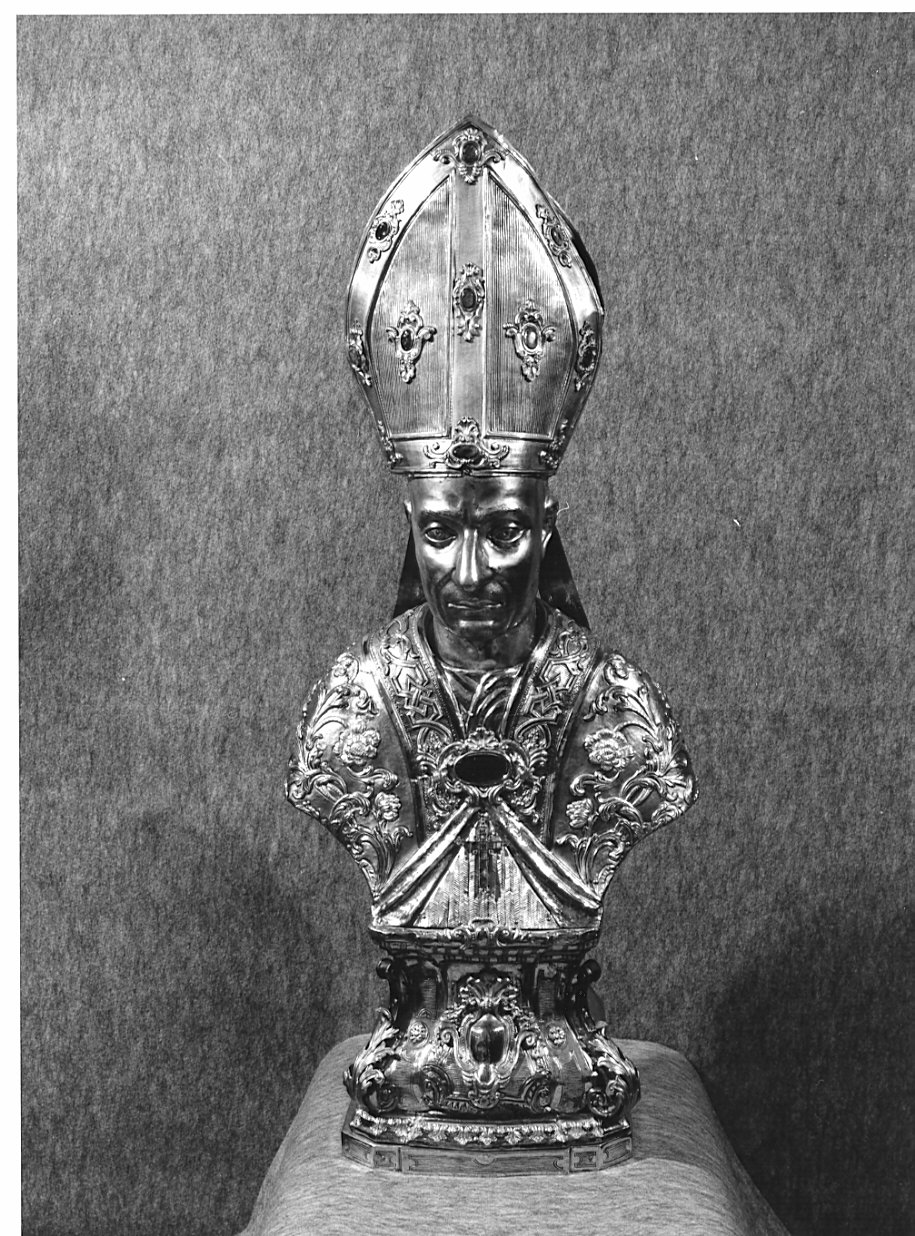 Santo vescovo (Reliquiario - A busto) - Ambito lombardo (sec. XIX)