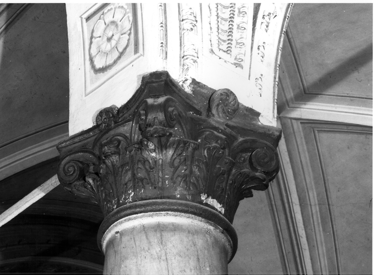 capitello, coppia - bottega lombarda (fine/inizio secc. XIX/ XX)