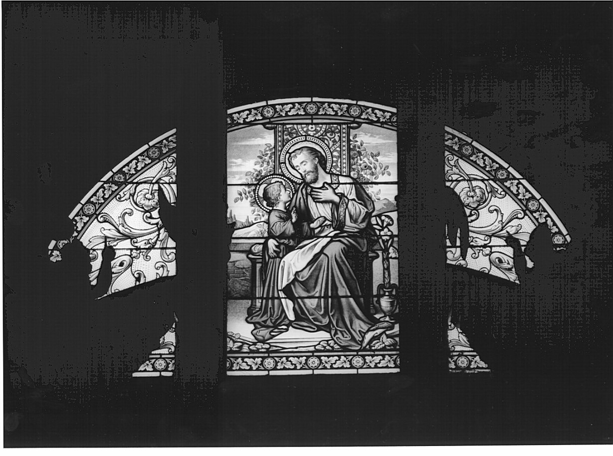 vetrata, ciclo di Jourdin G (sec. XX)