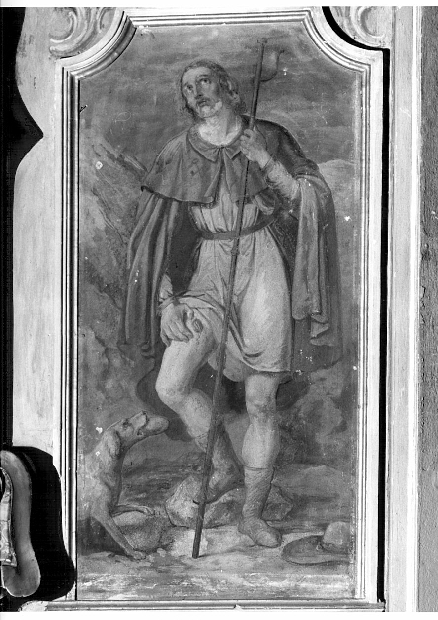 San Rocco (dipinto, elemento d'insieme) di Caimi Antonio (terzo quarto sec. XIX)