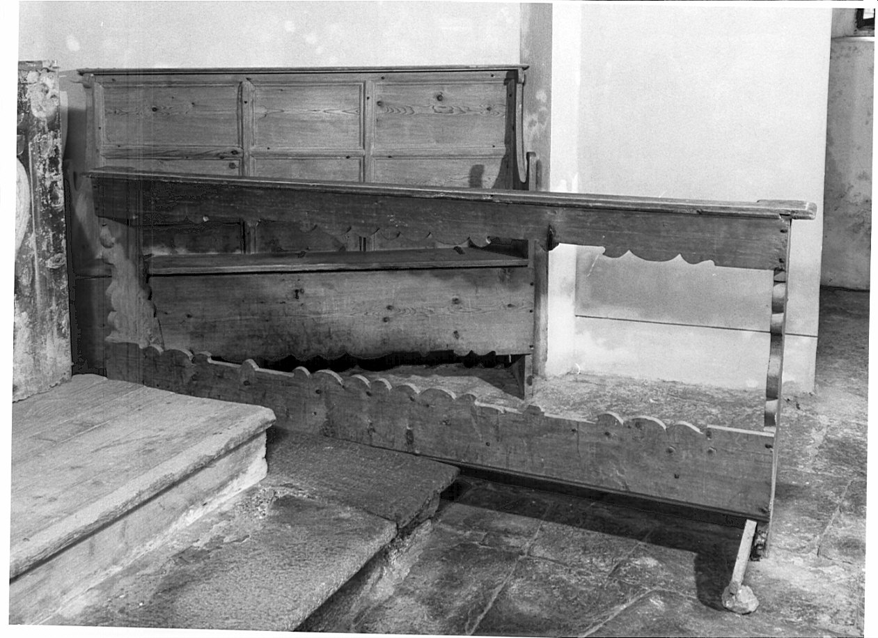 panca, opera isolata - produzione lombarda (sec. XIX)