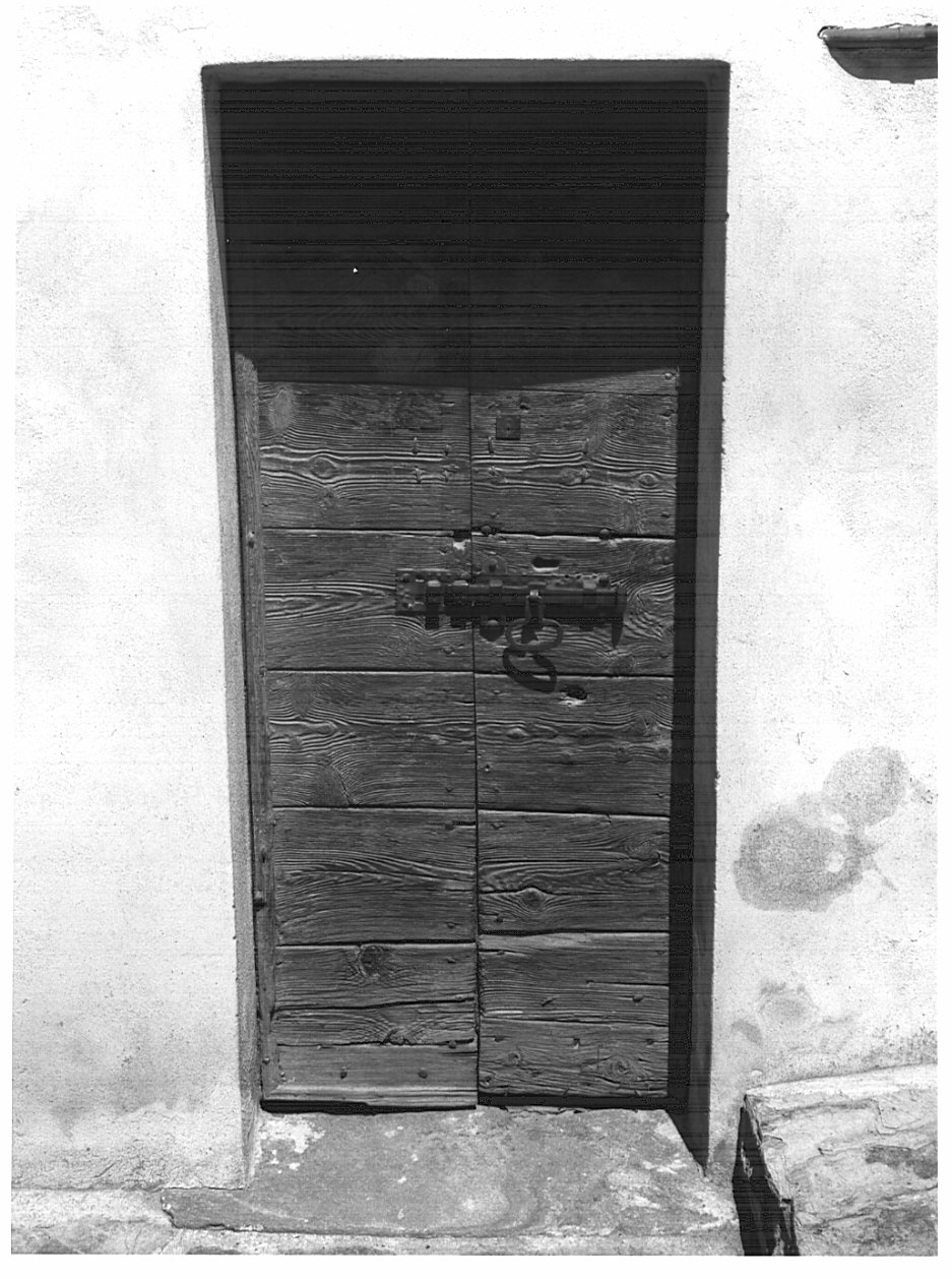 porta - a due battenti, opera isolata - produzione lombarda (sec. XIX)