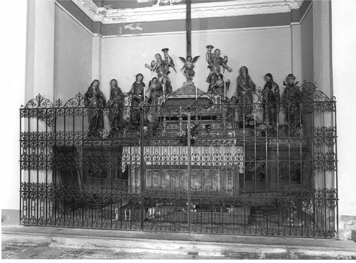 cancellata di cappella, opera isolata - produzione lombarda (sec. XVII)