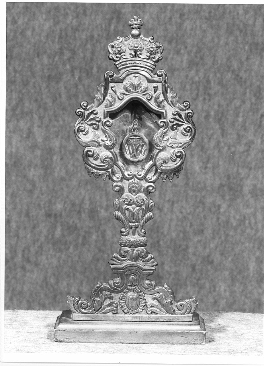 reliquiario - a ostensorio, opera isolata - produzione lombarda (sec. XVIII)