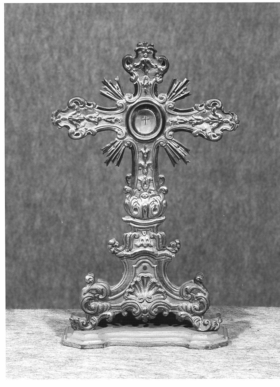 reliquiario - a ostensorio, opera isolata - produzione lombarda (sec. XVIII)