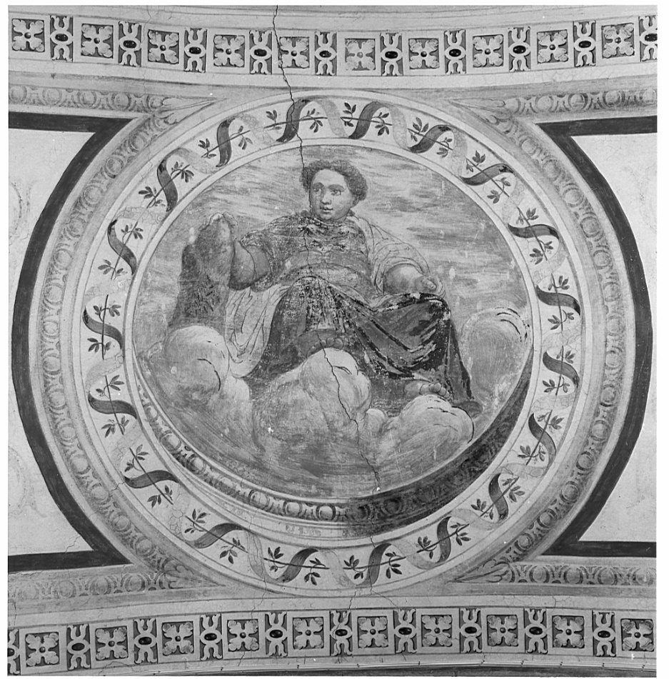 Figura mitologica/ decorazione (dipinto, ciclo) di Caneva Antonio Maria detto Porlezzino (cerchia) (sec. XVI)