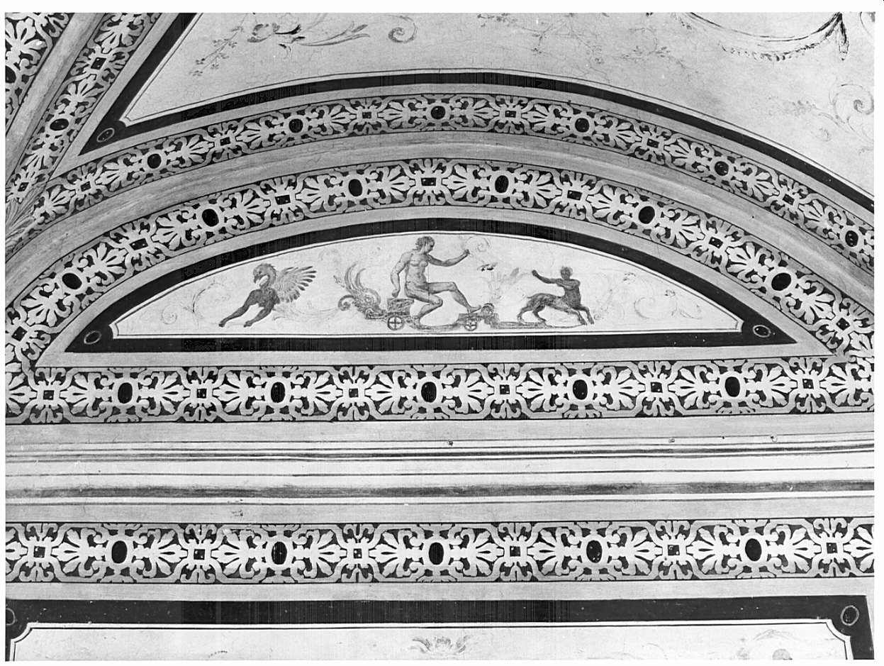 figure allegoriche/ ritratti di Luigi e Guglielmo Vermate Franchi/ altri (dipinto, ciclo) di Caneva Antonio Maria detto Porlezzino (cerchia) (sec. XVI)