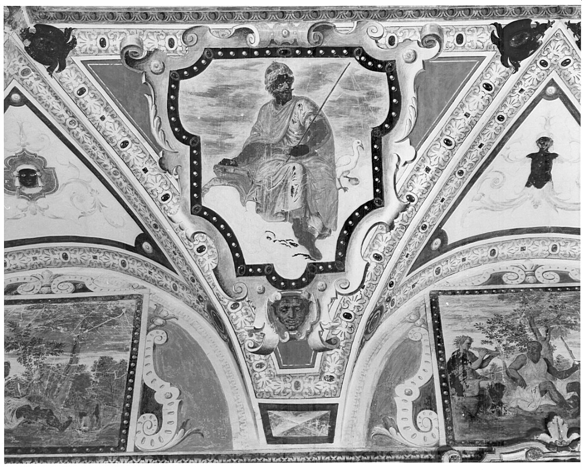 figure allegoriche (dipinto, ciclo) di Aragoni Aragonio (sec. XVI)