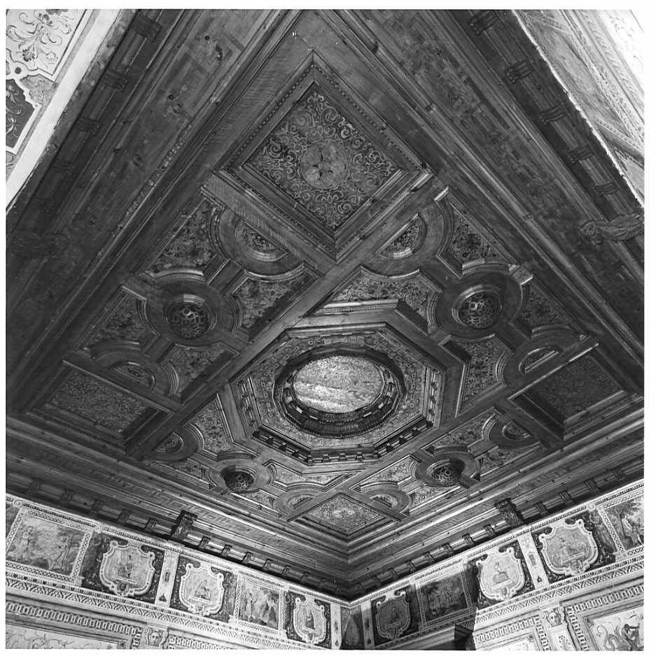 soffitto, opera isolata - ambito svizzero (sec. XVI)