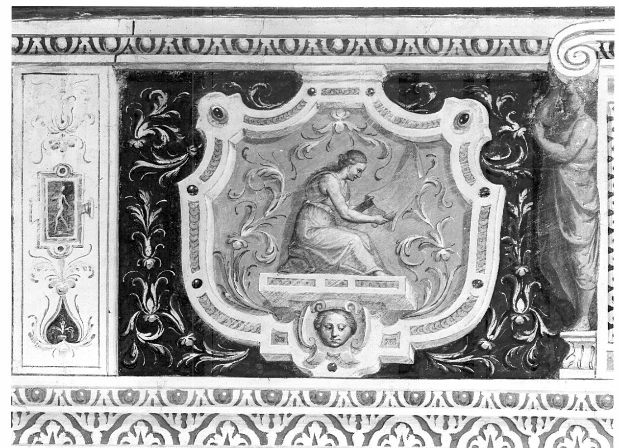 Asterie sedotta da Giove e ghermita dall'aquila (dipinto, ciclo) di Caneva Antonio Maria detto Porlezzino (cerchia) (sec. XVI)