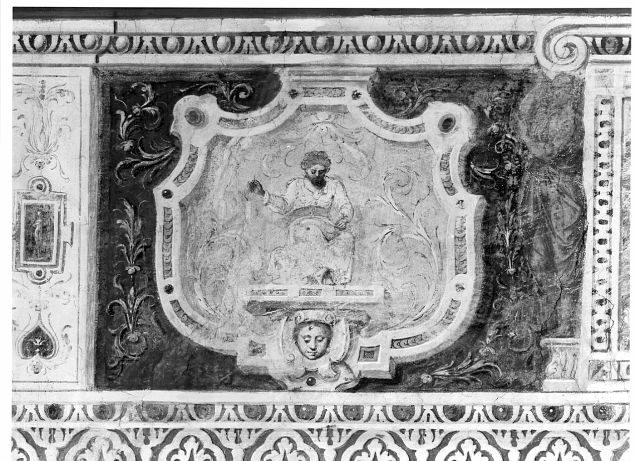 Minerva e Nettuno (dipinto, ciclo) di Caneva Antonio Maria detto Porlezzino (cerchia) (sec. XVI)