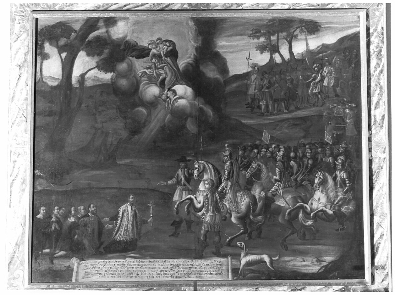 Miracolo avvenuto a Grosotto nel 1635 (dipinto, opera isolata) - ambito lombardo (sec. XVII)