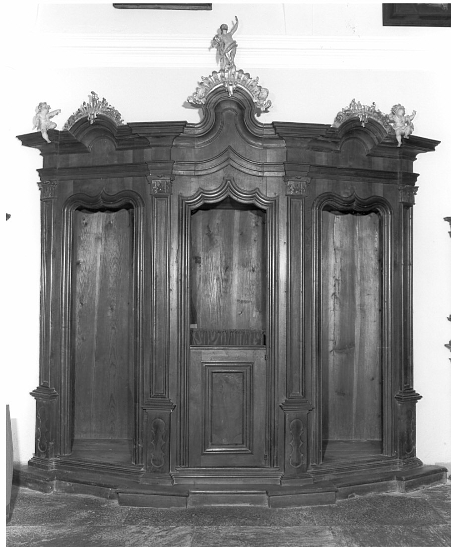 confessionale, opera isolata di Del Piaz Giovanni Battista (prima metà sec. XVIII)