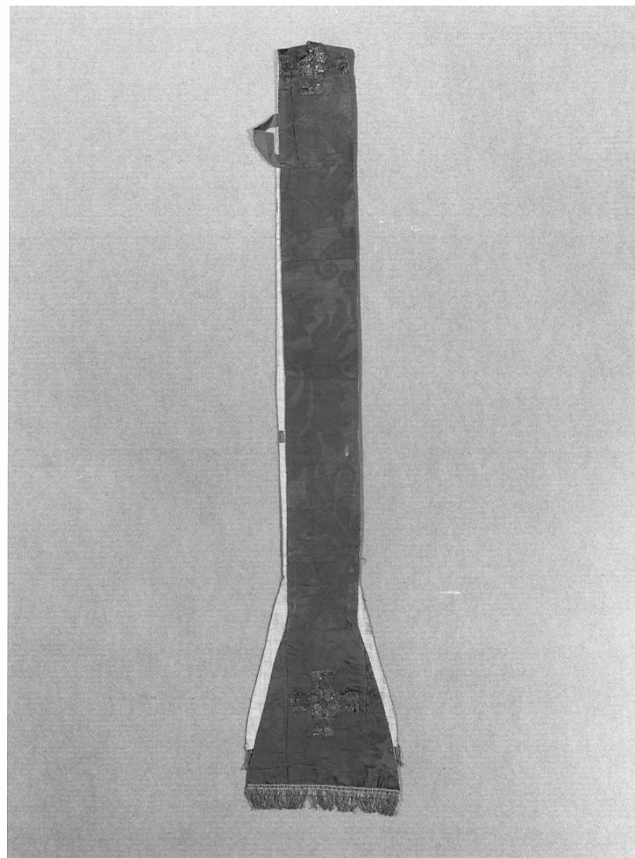 stola, opera isolata - manifattura italiana (seconda metà, prima metà sec. XVII, sec. XVIII)