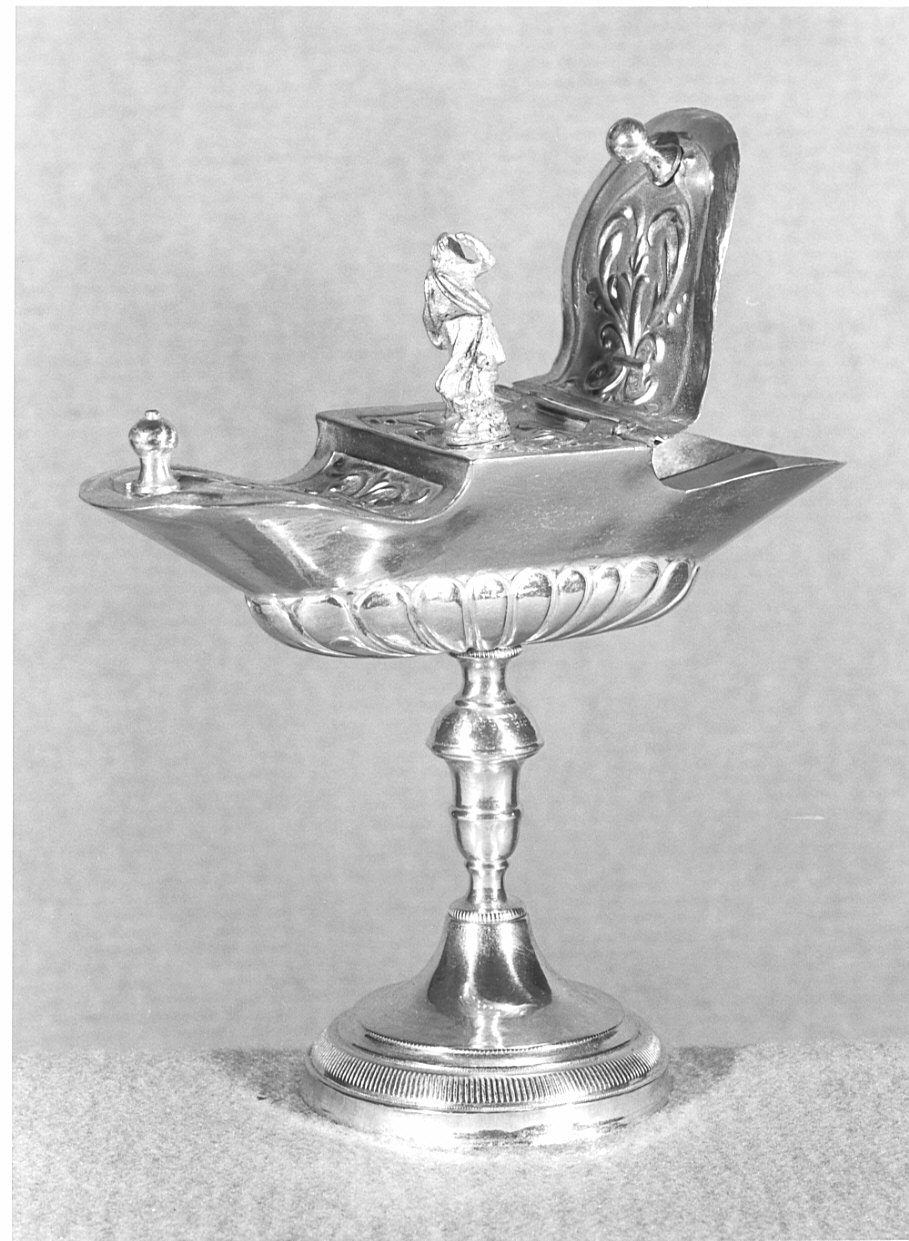 navicella portaincenso, opera isolata - bottega lombarda (sec. XIX)