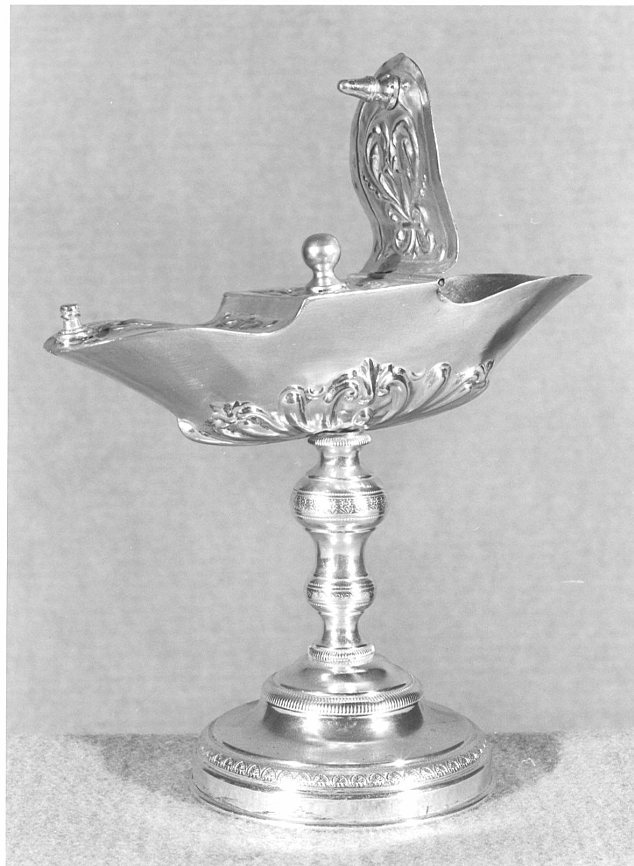 navicella portaincenso, opera isolata - bottega lombarda (sec. XIX)