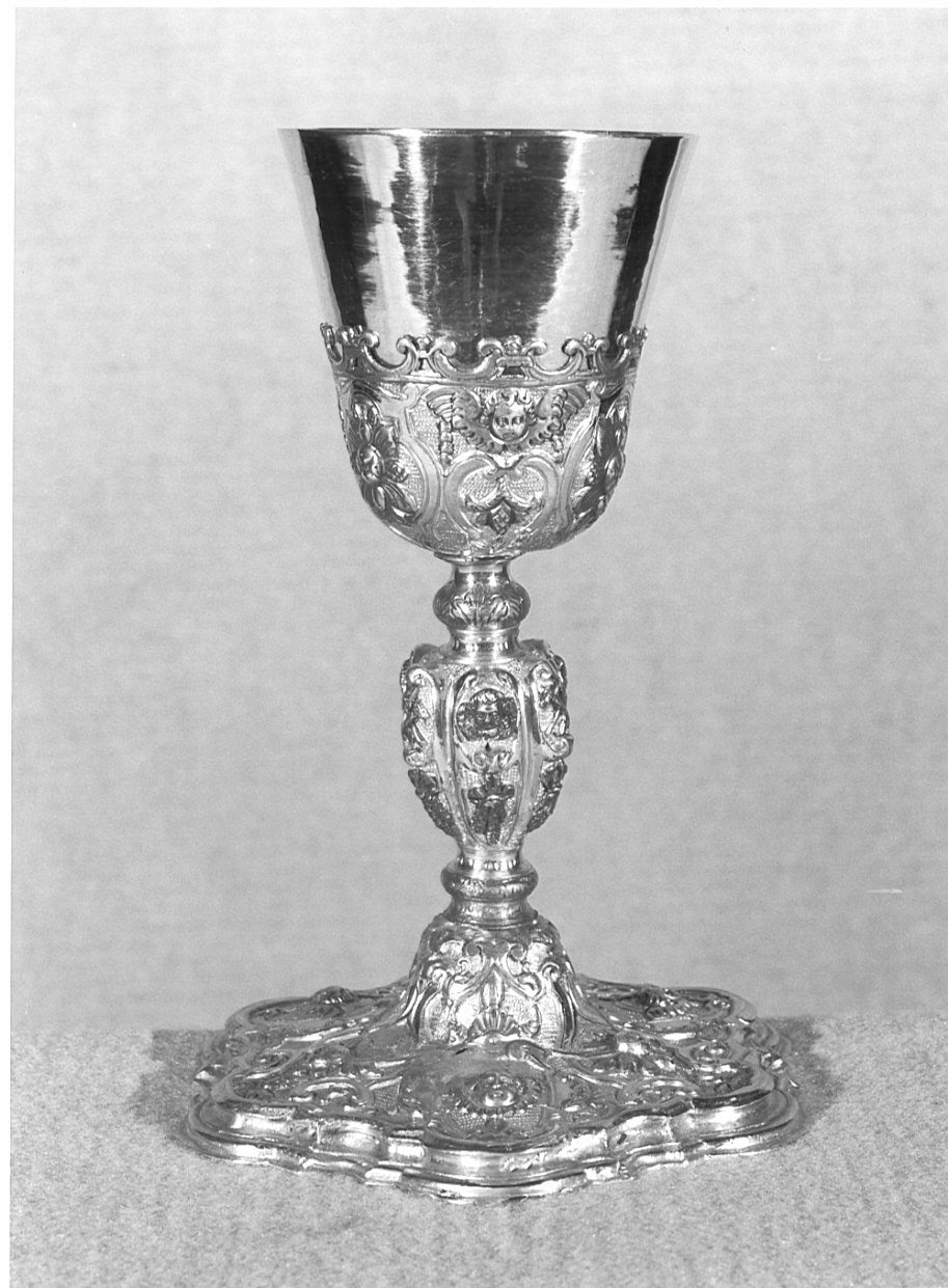 calice, opera isolata - bottega lombarda (sec. XVIII)
