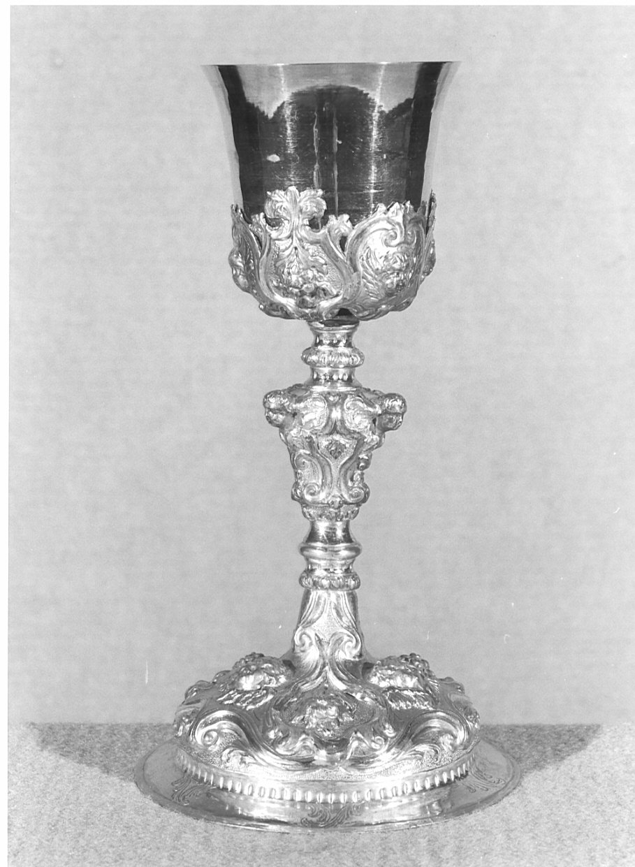 calice, opera isolata - bottega lombarda (sec. XVIII)