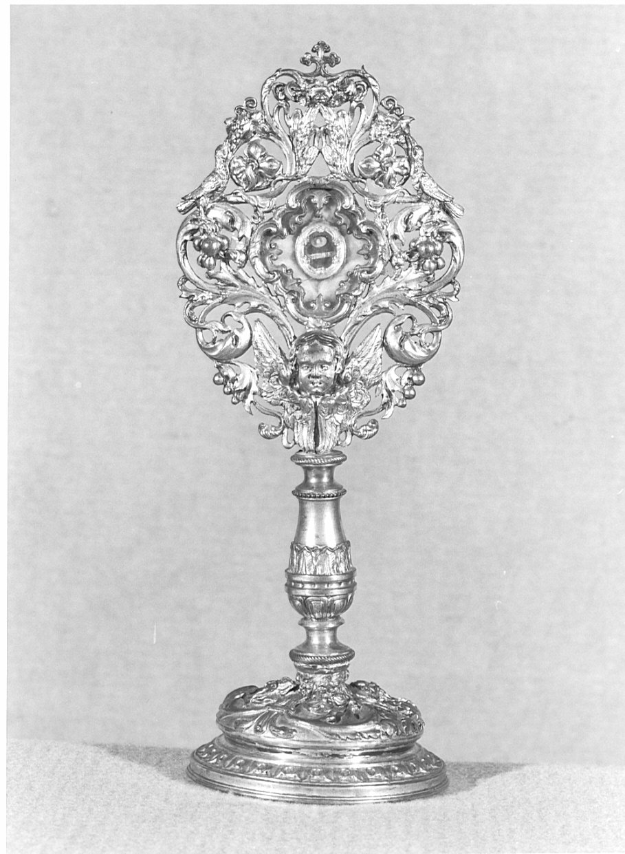 reliquiario - a ostensorio, opera isolata - bottega lombarda (sec. XIX)