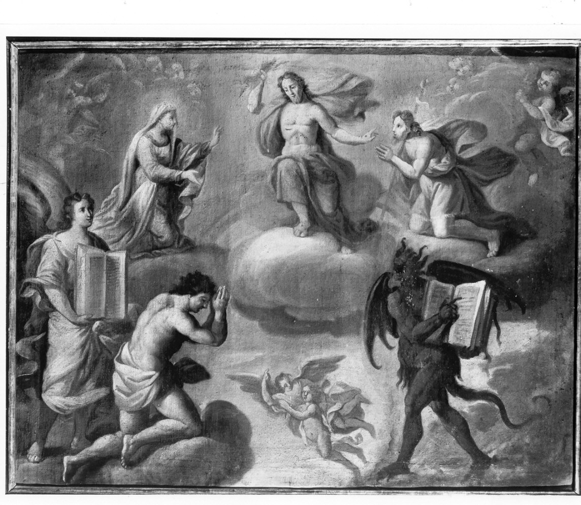 Giudizio Universale (dipinto, opera isolata) - ambito lombardo (sec. XVIII)