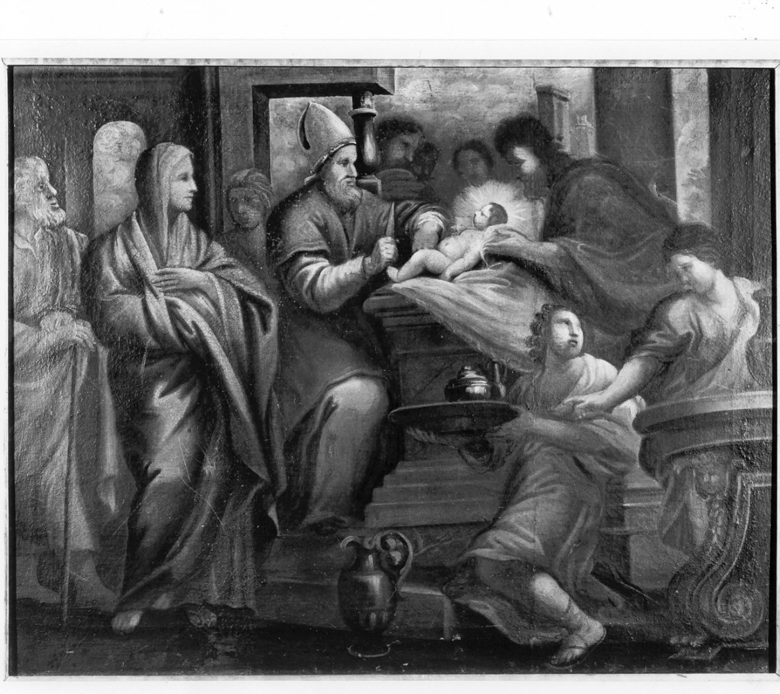 circoncisione di Gesù Bambino (dipinto, opera isolata) - ambito lombardo (sec. XVIII)