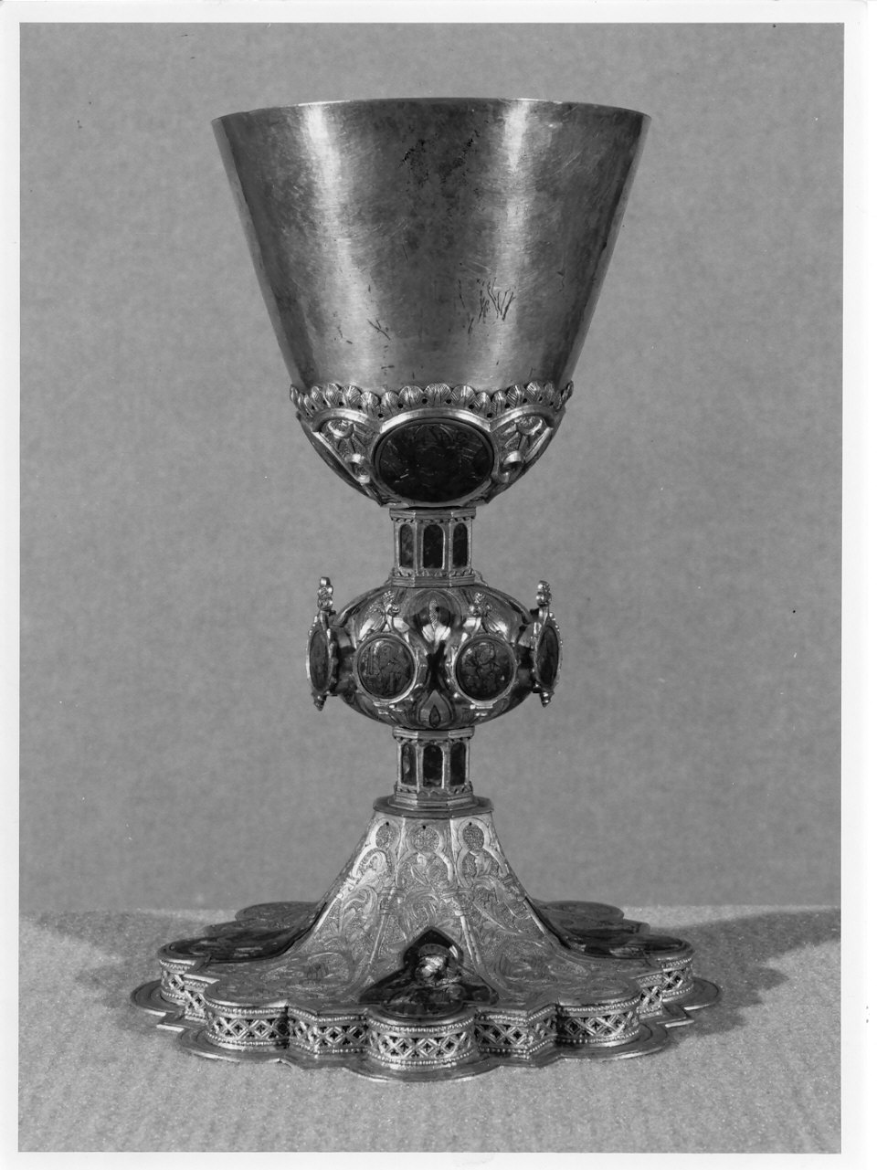 calice, opera isolata - bottega lombarda (seconda metà sec. XV)