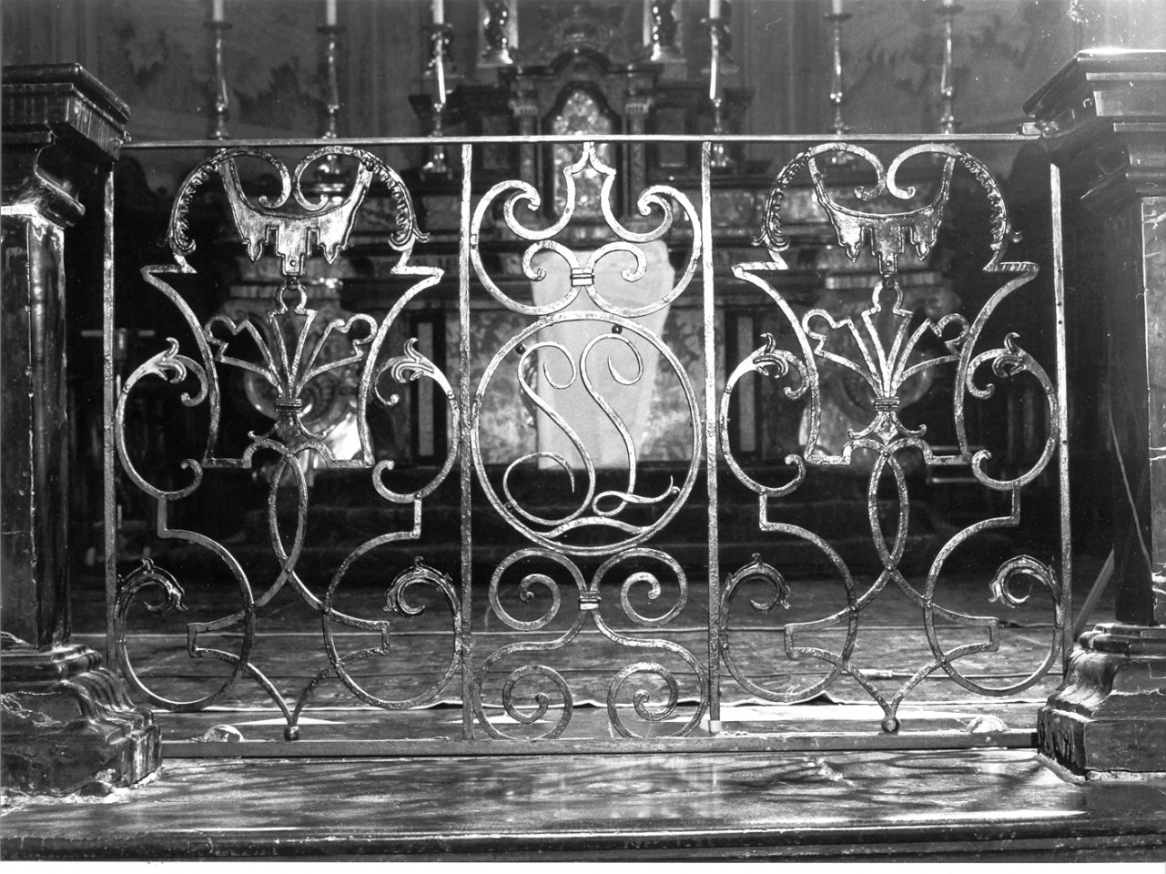 cancellata del presbiterio, opera isolata - ambito lombardo (sec. XIX)